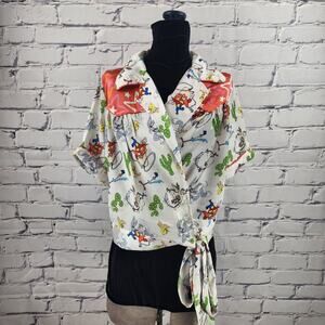 Unique Vintage Top Womens 1X Looney Tunes